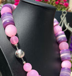 Handgefertigt Halskette mit Polaris Scheiben Handmade